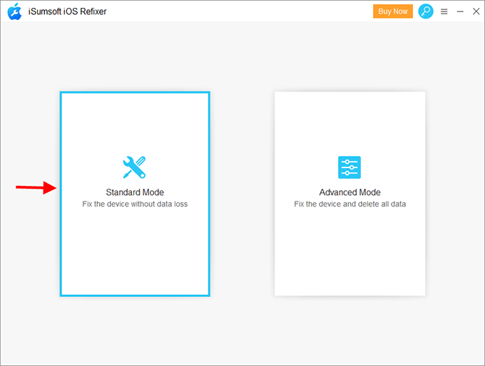 select Standard Mode