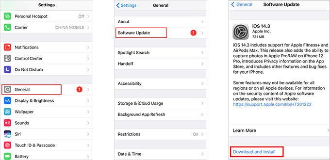 update ios