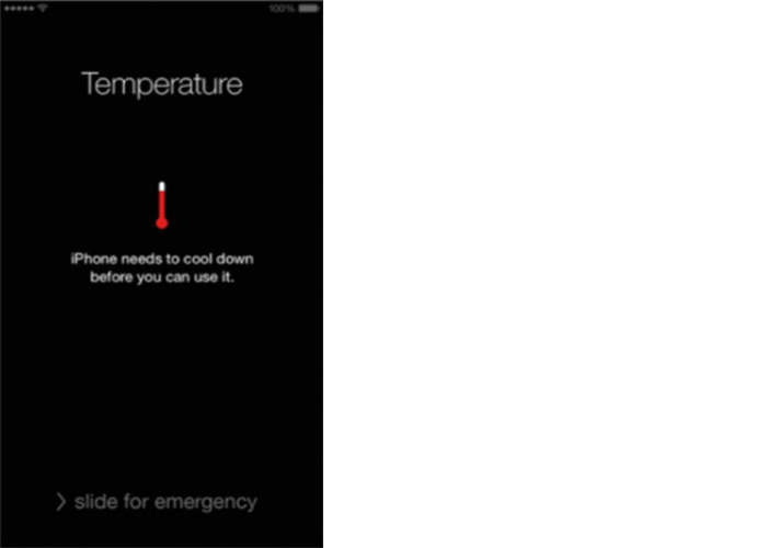 Keep iPhone cool down
