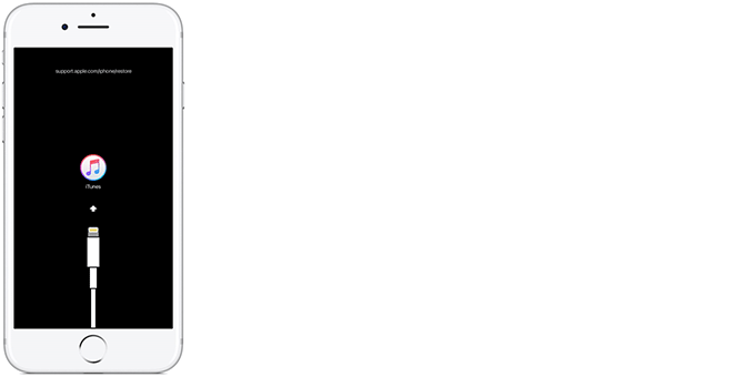 connect to iTunes screen