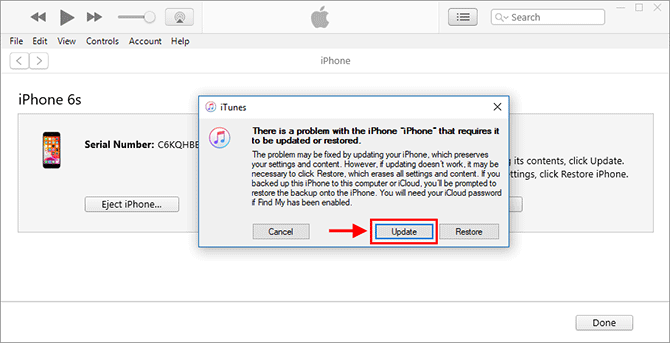 choose update