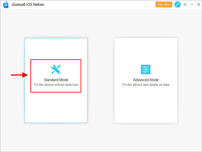 select Standard Mode