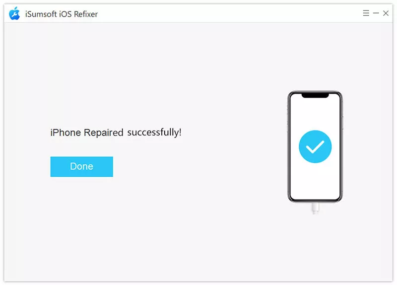 repaired successfully