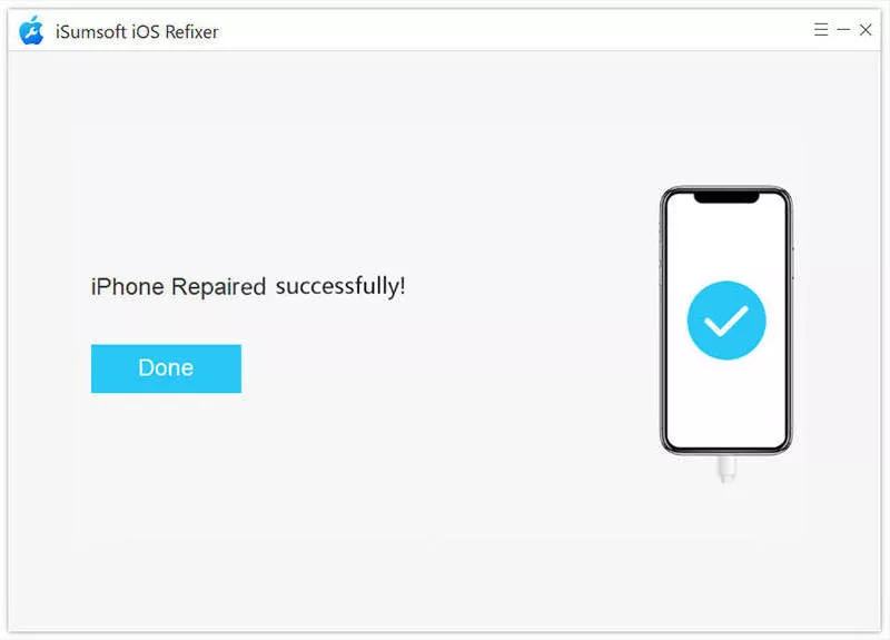 repaired successfully