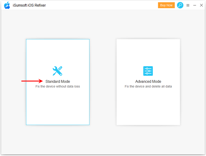 select Standard Mode