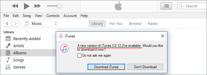 update iTunes