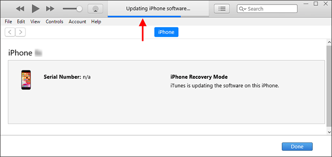 updating iPhone software
