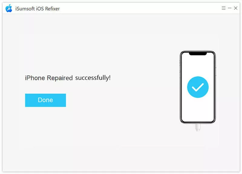 repaired successfully