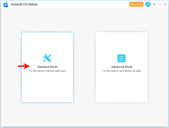  select Standard Mode 