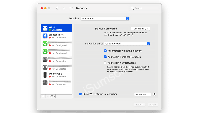 change another stable network