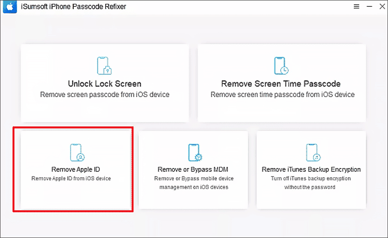 remove apple id