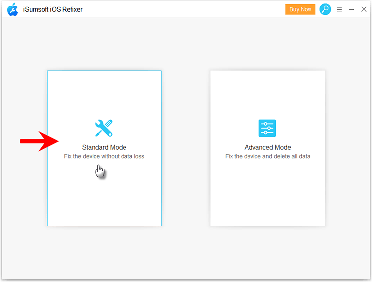 select Standard Mode