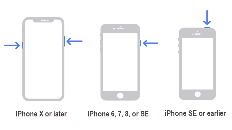 restart iPhone
