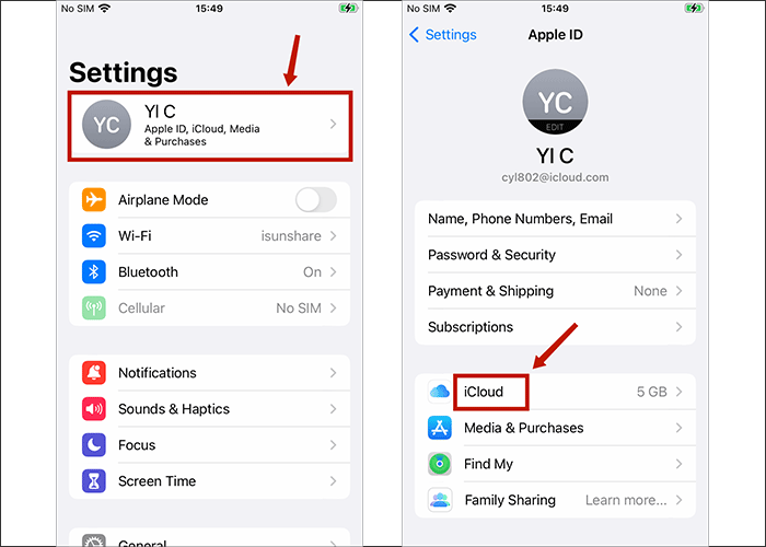 apple id and icloud
