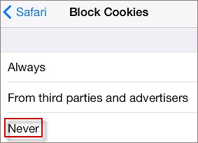 select never