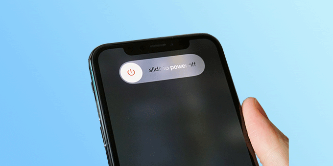 restart iPhone