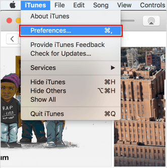 Mac's Itunes Preferences