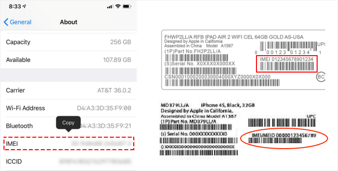 Find the IMEI Number of your iPhone