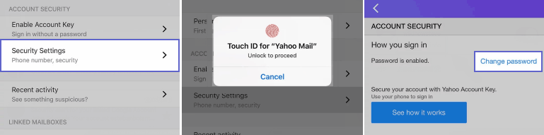 Change password