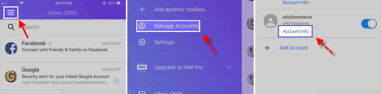 Manage Accounts