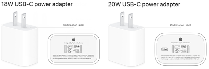 Charge some iPhone with power adapter