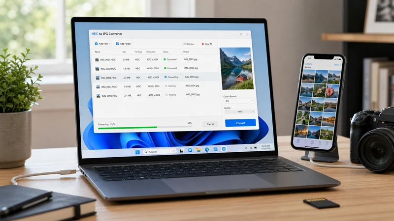 Convert HEIC Photos to JPG on Windows