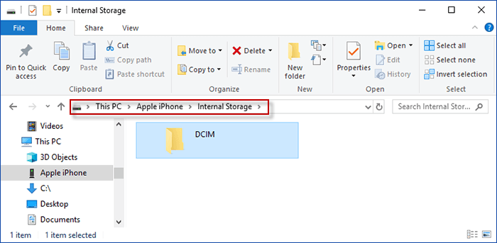 enter photo folder