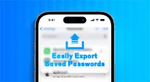 Easily Export All Saved Passwords from iPhone