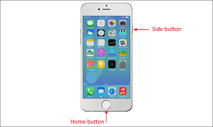 force restart iPhone 6