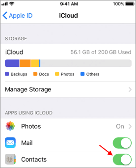 Enable Contacts