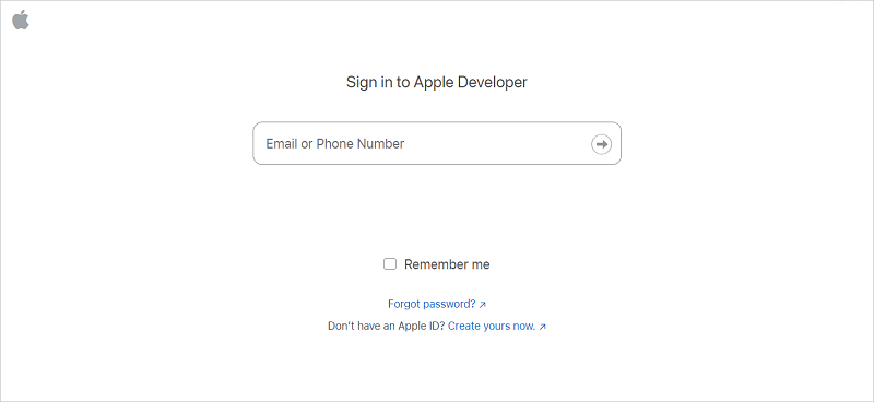 Sign in with your Apple ID