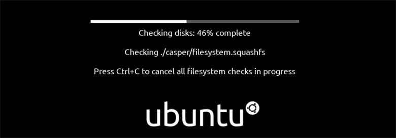 checking filesystem