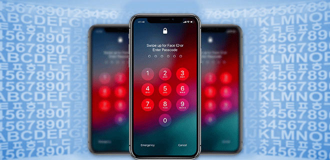 use strong screen passcode