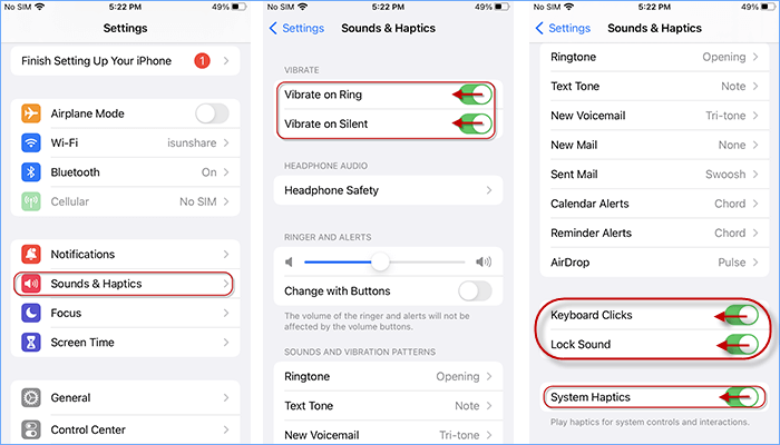 Manage Sound and Haptics 