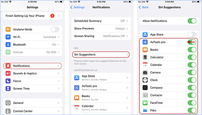 Stop unnecessary apps Notifications 