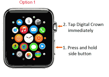 Take sceenshots on Apple Watch