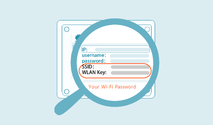 Check the default WiFi password