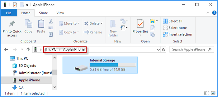 enter iPhone icon