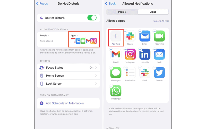add app to allow time sensitive notifications