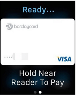 Pay with Apple pay on Apple watch