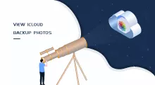 how to view iCloud backup photos.