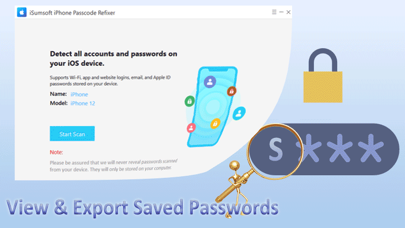 how to view saved passwords on iphone