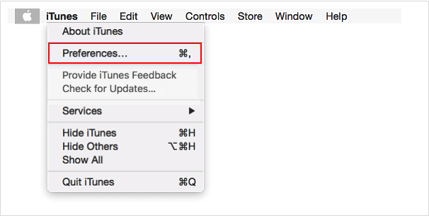 Open Devices Preferences