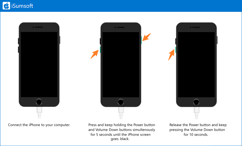 get into dfu mode of iphone 7 and iphone 7 plus 