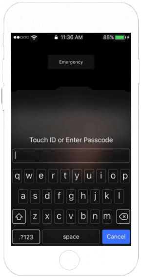 Apple will provide a full QWERTY keyboard