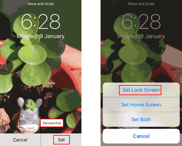 Set Live Photos as Lock screen