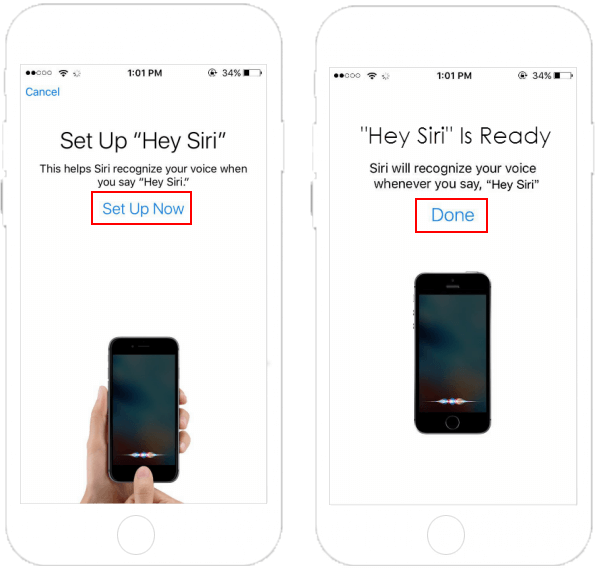 Set up Hey Siri