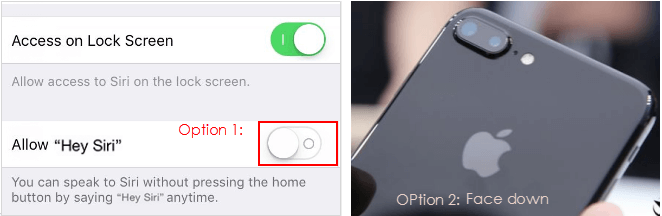 Turn off Hey Siri