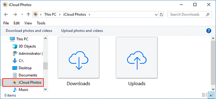 check iCloud photos