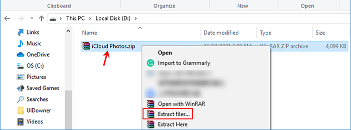 extract photos